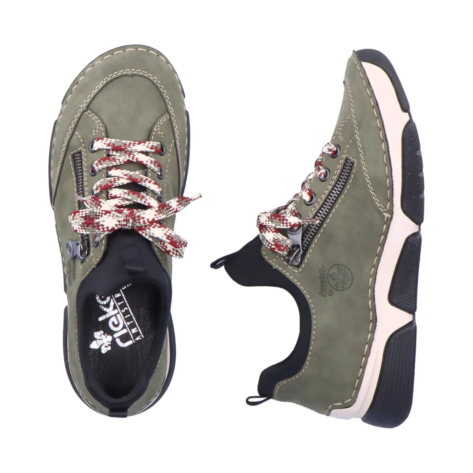 Online Rieker Kapcie Damskie W Kolorze Khaki W Kolorze Zielonym