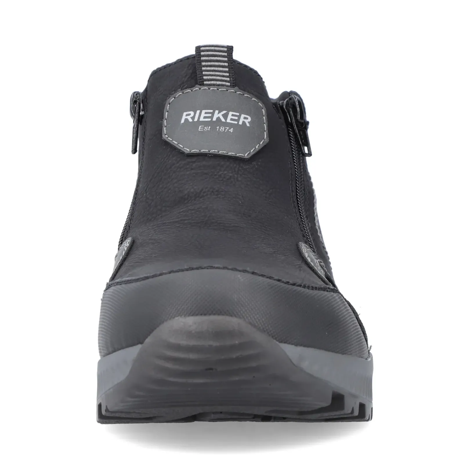 New Rieker Kapcie Meskie , Asfaltowe, Czarne