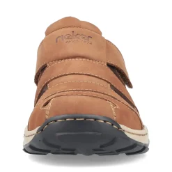 Clearance Rieker Kapcie Meskie , Drewnobrazowe