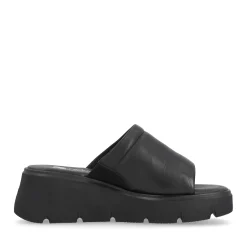 Clearance Rieker Klapki Damskie Deep Black