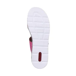 Clearance Rieker Klapki Damskie Flamingo Rozowe