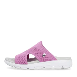New Rieker Klapki Damskie Flamingo Rozowe