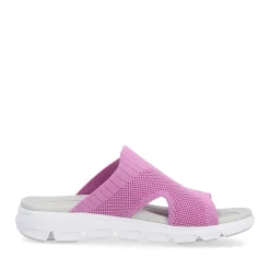 New Rieker Klapki Damskie Flamingo Rozowe