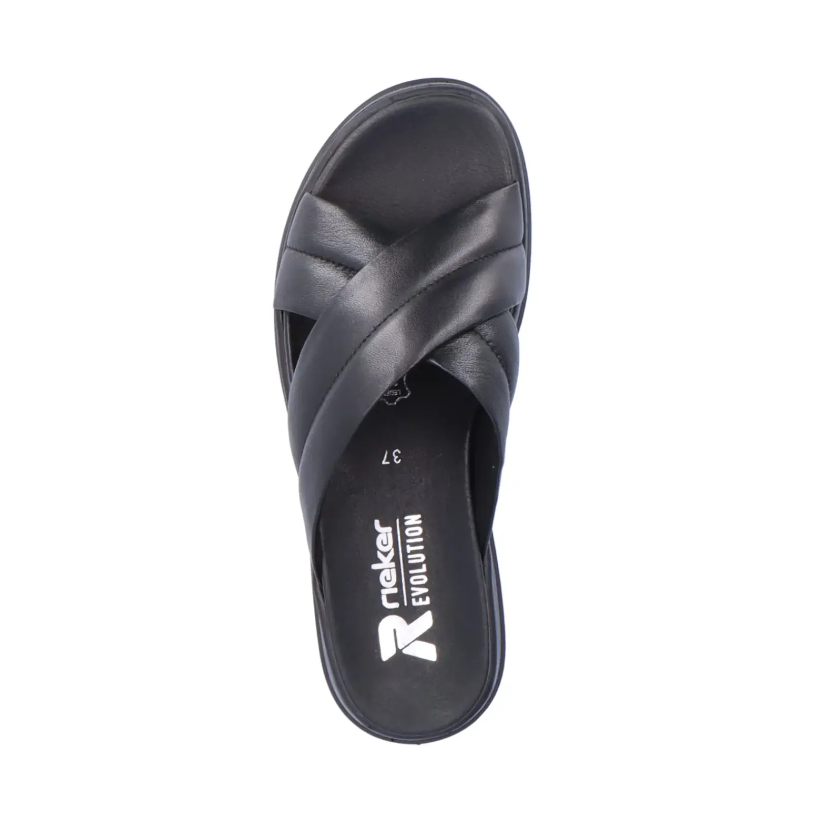 Sale Rieker Klapki Damskie Midnight Black