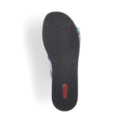 New Rieker Klapki Damskie , Multi-Sky Blue