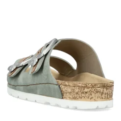 Discount Rieker Klapki Damskie W Kolorze Khaki
