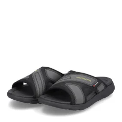 Hot Rieker Klapki Meskie Steel Black