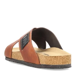 Discount Rieker Klapki Meskie W Kolorze Cynamonowego Brazu