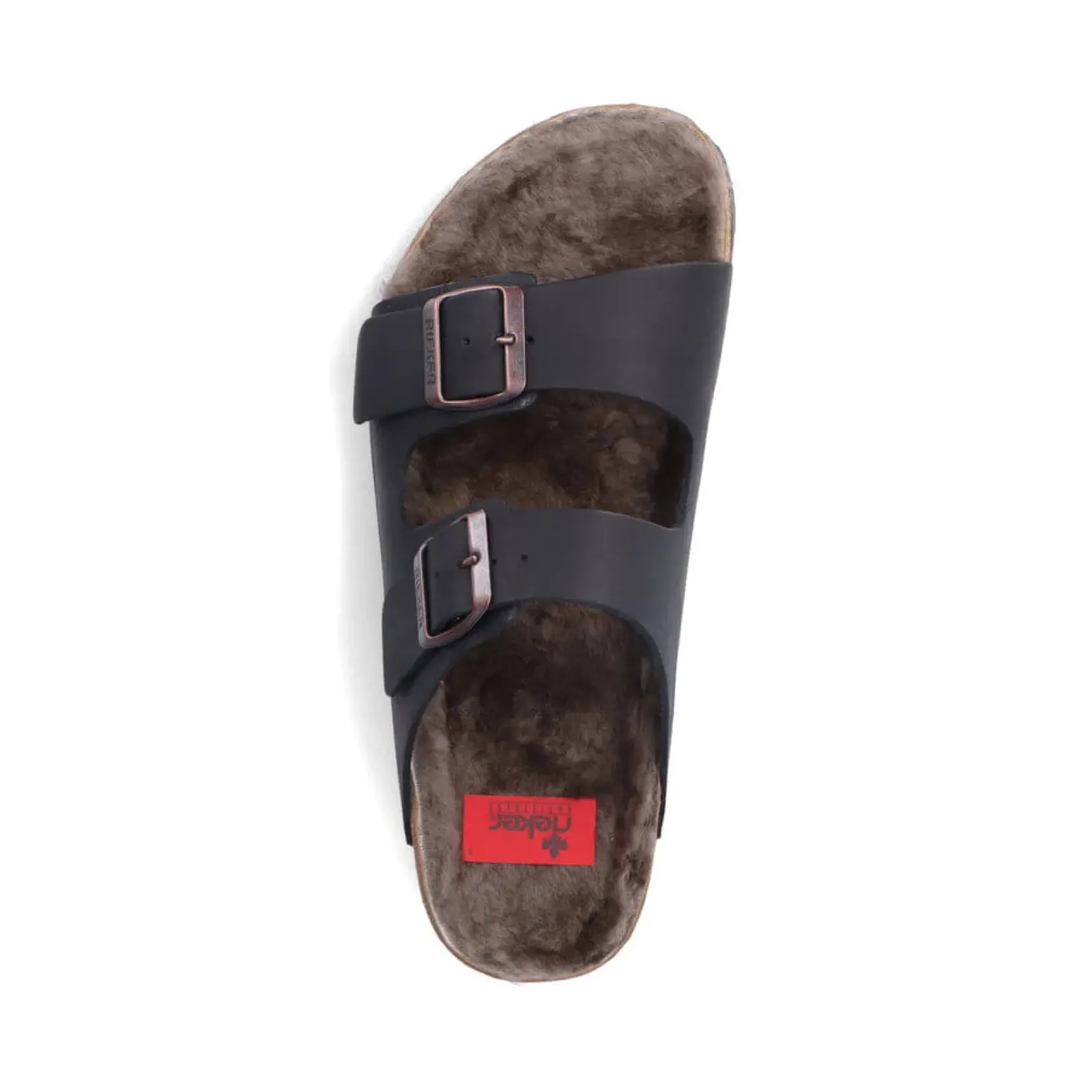 Clearance Rieker Klapki Meskie W Kolorze Glebokiej Czerni
