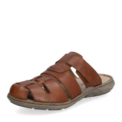 Discount Rieker Klapki Meskie W Kolorze Kasztanowym