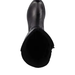 Clearance Rieker Kozaki Damskie Z Wysoka Cholewka, Czarne