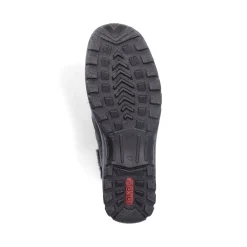 New Rieker Krotkie Botki Damskie W Kolorze Kruczoczarnym