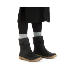 New Rieker Krotkie Botki Damskie , Nocne, Czarne