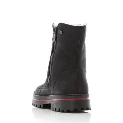 Discount Rieker Krotkie Botki Damskie , Nocne, Czarne