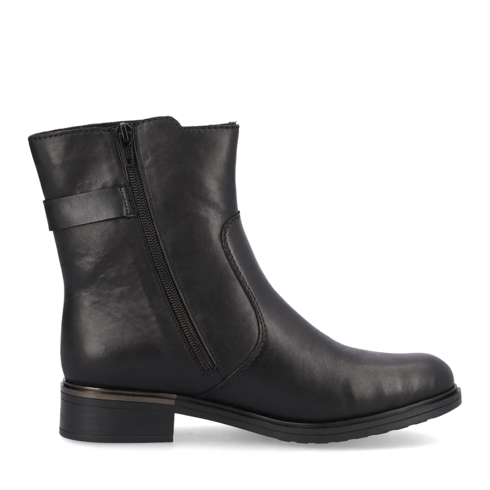 New Rieker Krotkie Botki Damskie , Nocne, Czarne