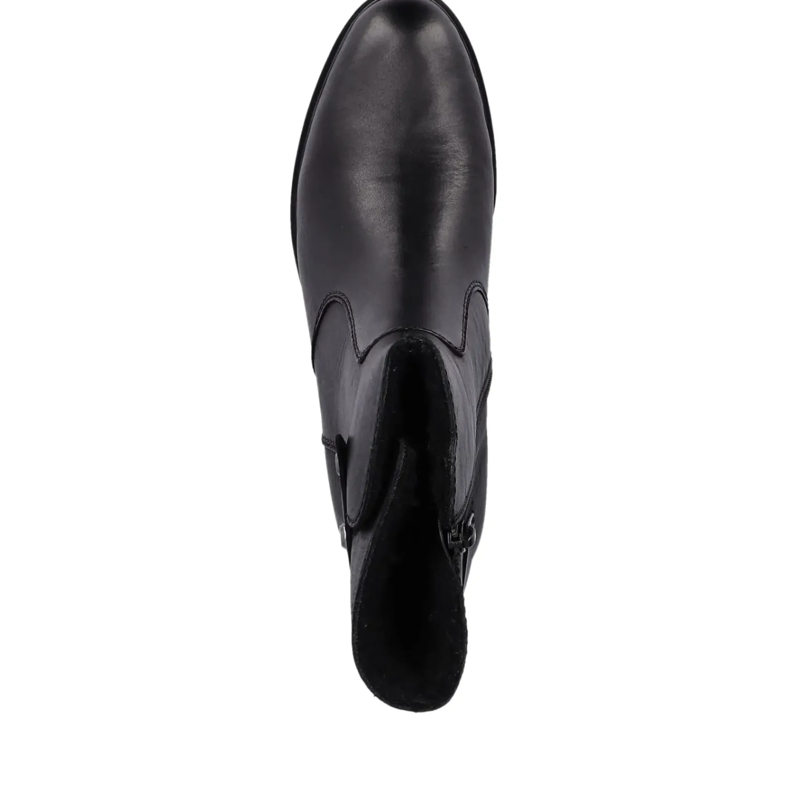 New Rieker Krotkie Botki Damskie , Nocne, Czarne