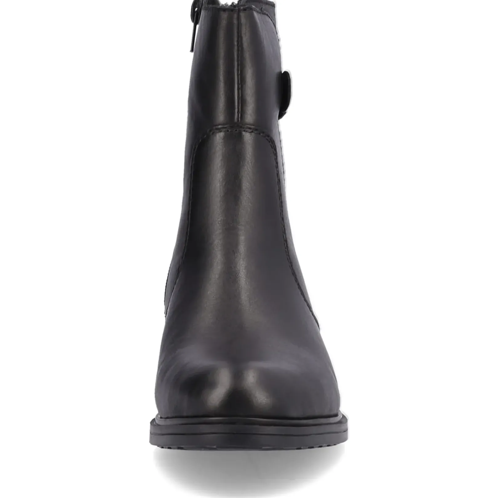 New Rieker Krotkie Botki Damskie , Nocne, Czarne