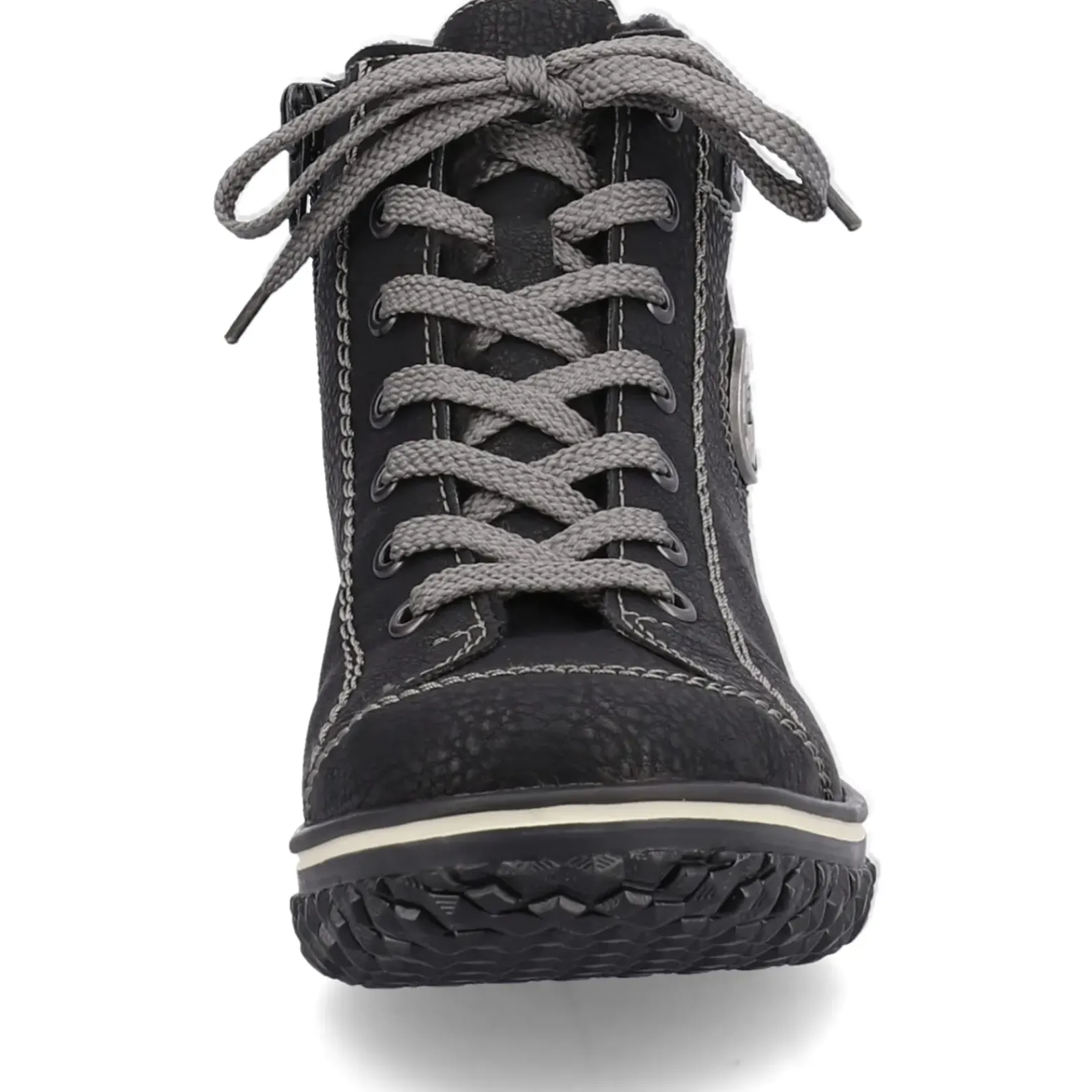 Clearance Rieker Krotkie Botki Damskie , Nocne, Czarne
