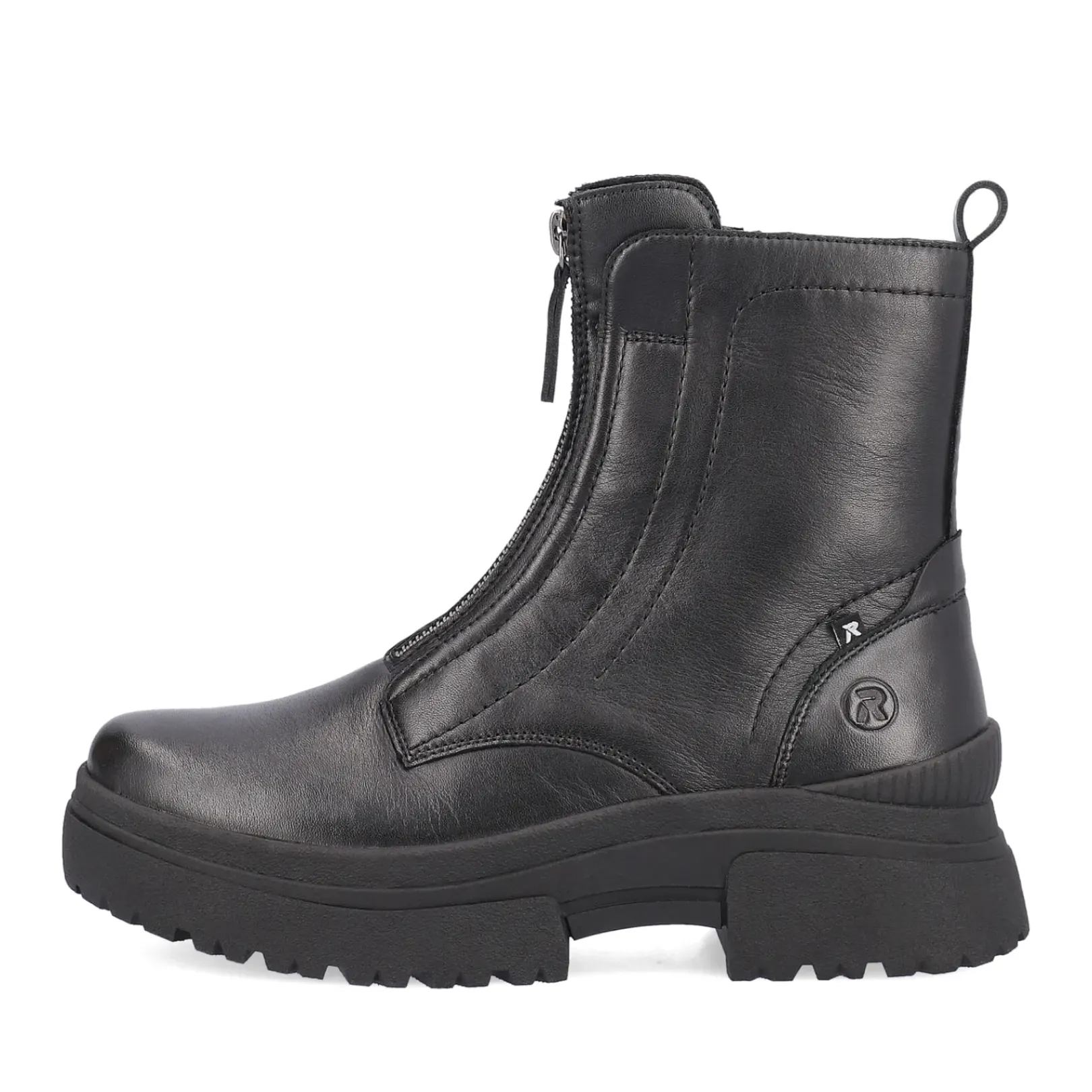 Clearance Rieker Krotkie Botki Damskie Midnight Black