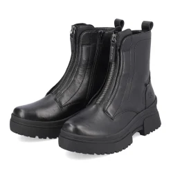 Clearance Rieker Krotkie Botki Damskie Midnight Black