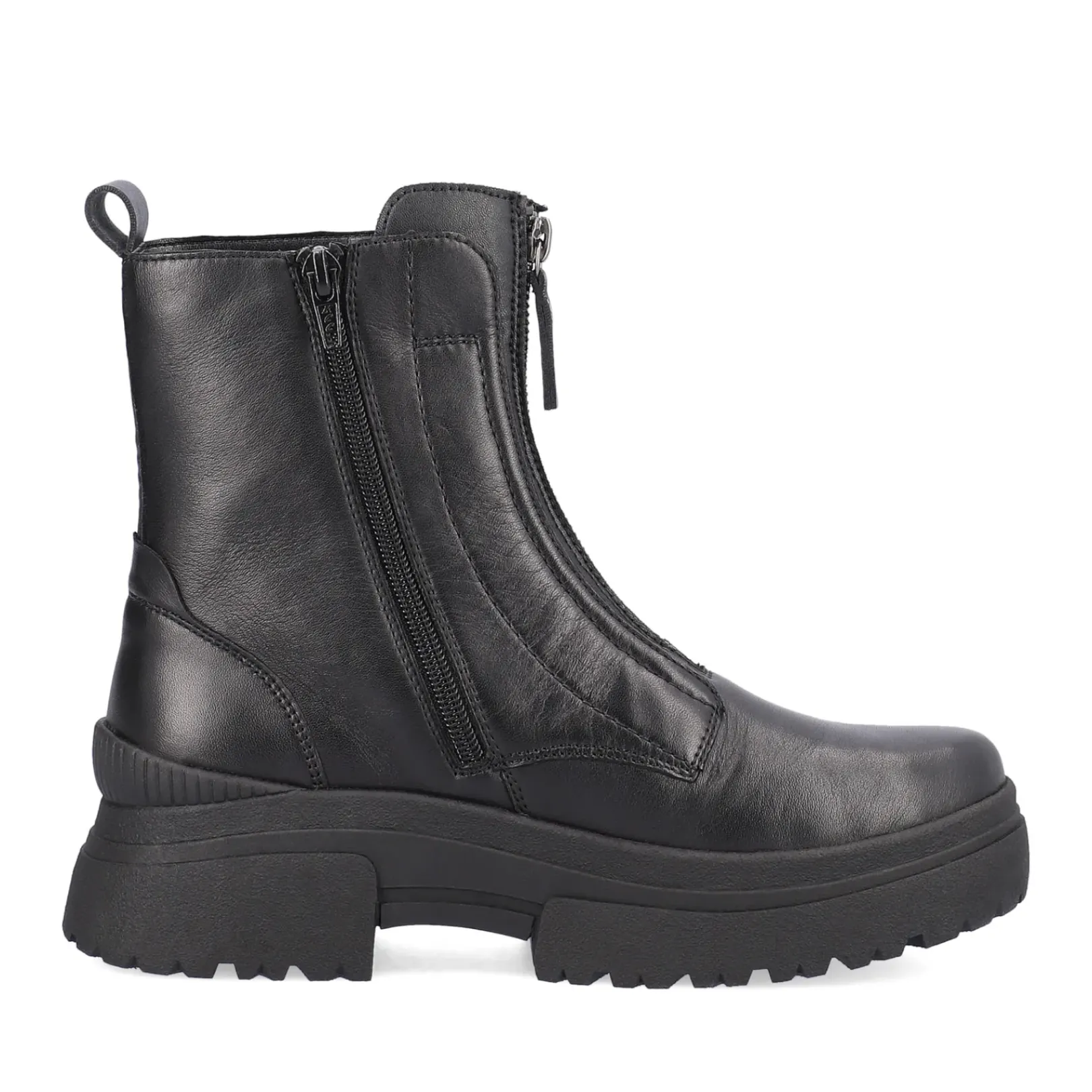 Clearance Rieker Krotkie Botki Damskie Midnight Black