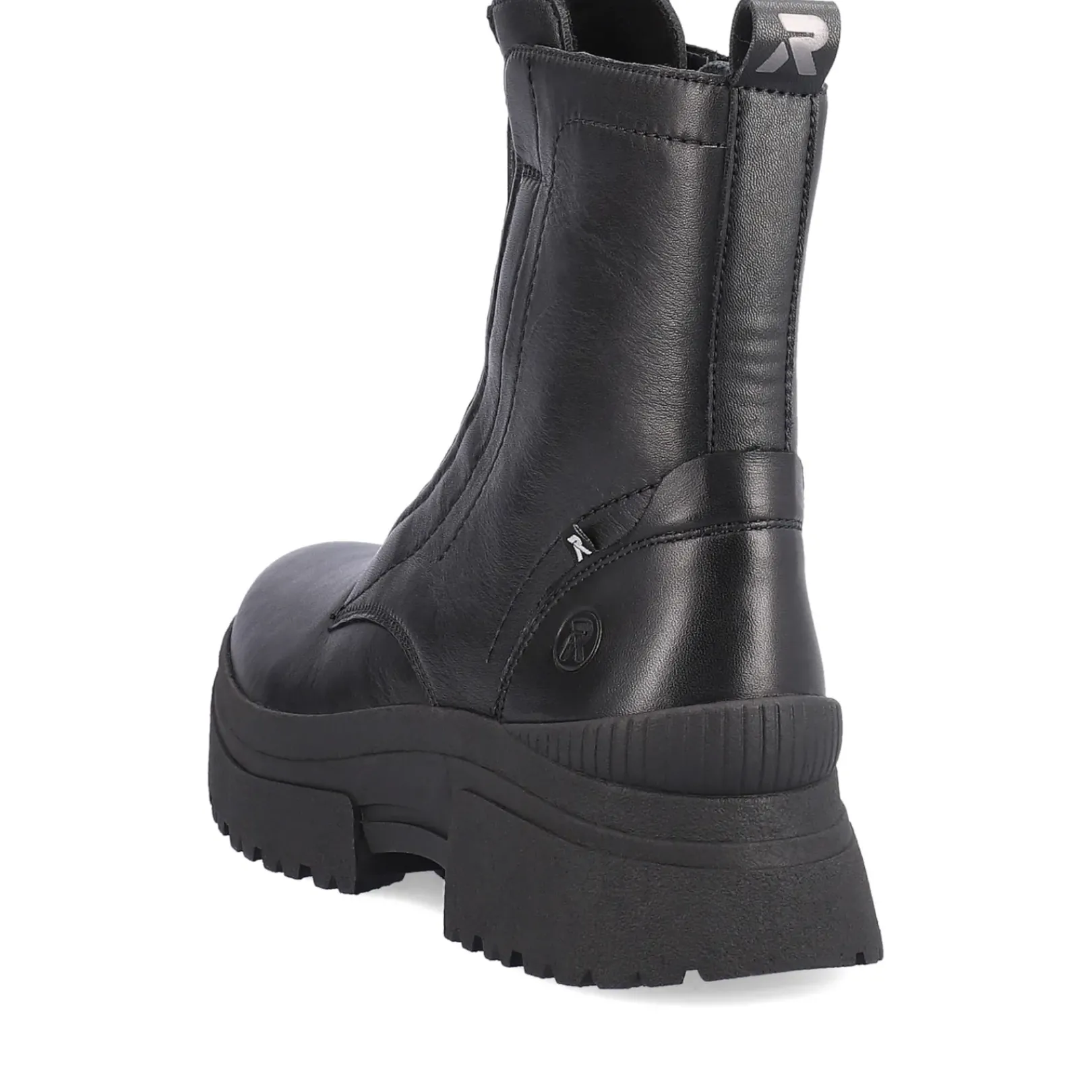 Clearance Rieker Krotkie Botki Damskie Midnight Black