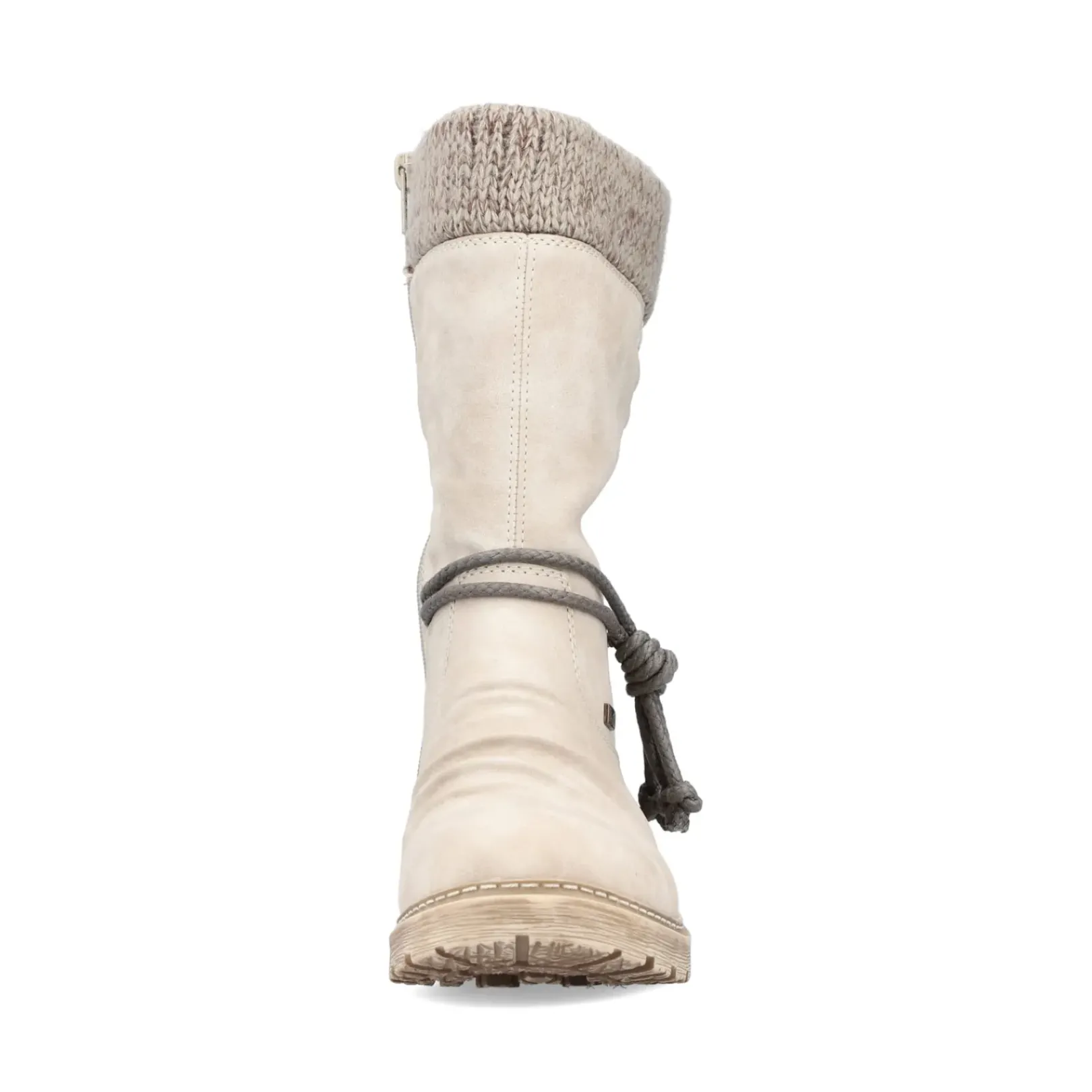 New Rieker Krotkie Botki Damskie W Kolorze Piaskowego Bezu