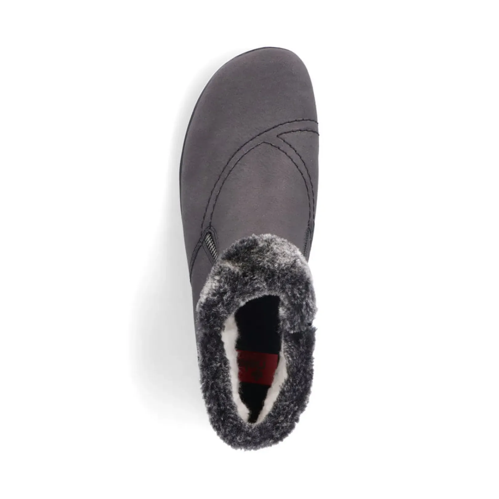 Discount Rieker Krotkie Botki Damskie W Kolorze Antracytowym