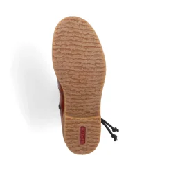 Best Rieker Krotkie Botki Damskie W Kolorze Lisiego Brazu