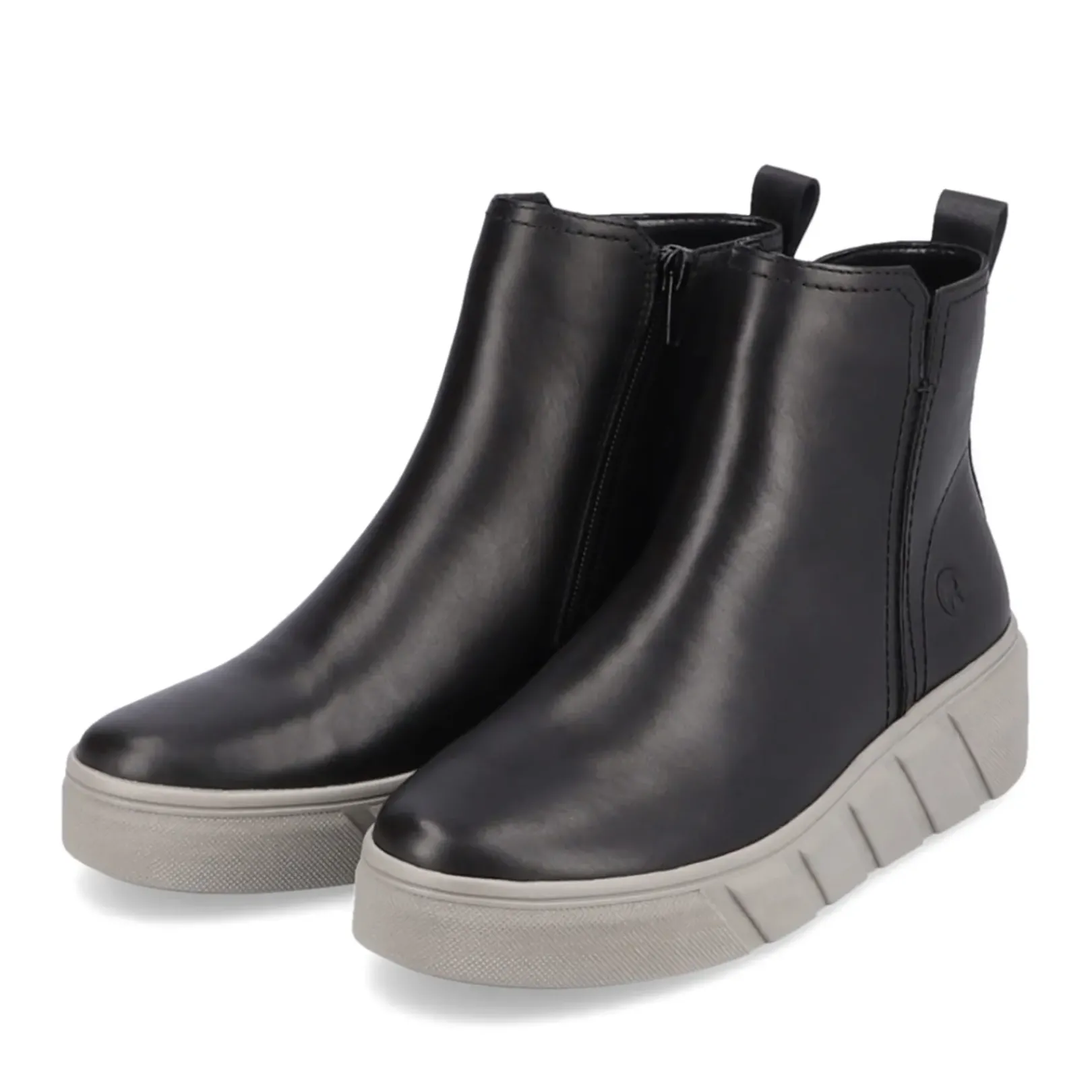 Sale Rieker Krotkie Botki Damskie Deep Black