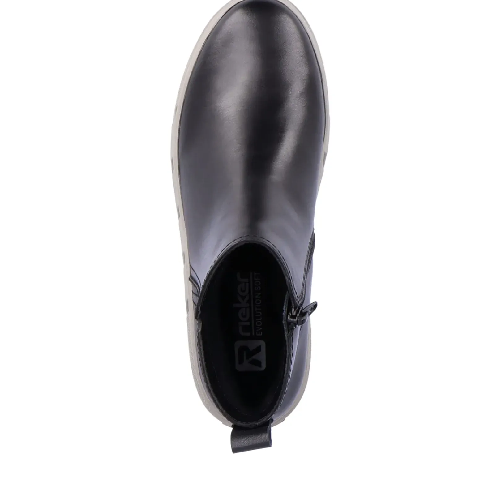 Sale Rieker Krotkie Botki Damskie Deep Black