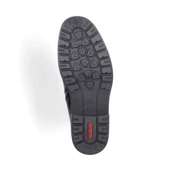Discount Rieker Krotkie Botki Meskie W Kolorze Czarnym, Blyszczacym