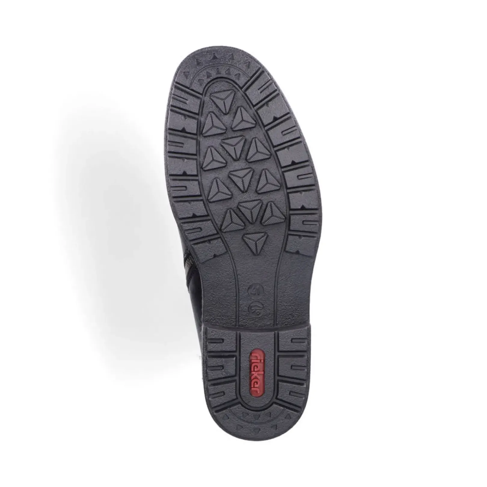 Discount Rieker Krotkie Botki Meskie W Kolorze Czarnym, Blyszczacym
