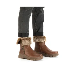 Outlet Rieker Krotkie Buty Damskie Noisette