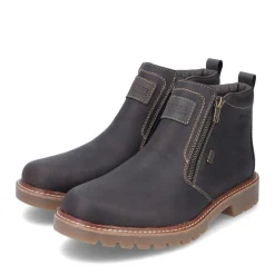 Clearance Rieker Krotkie Buty Meskie Czarno-Brazowe
