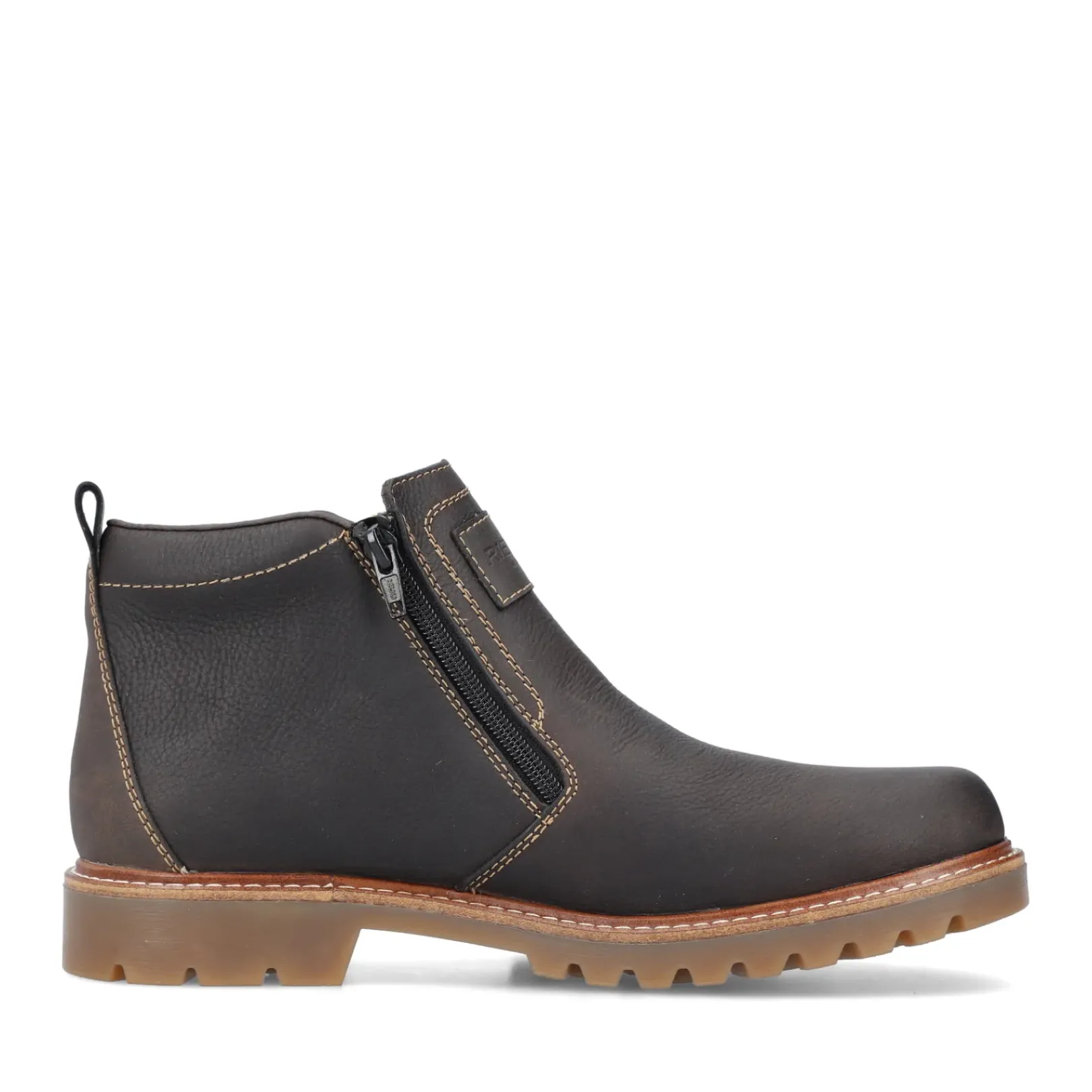 Clearance Rieker Krotkie Buty Meskie Czarno-Brazowe