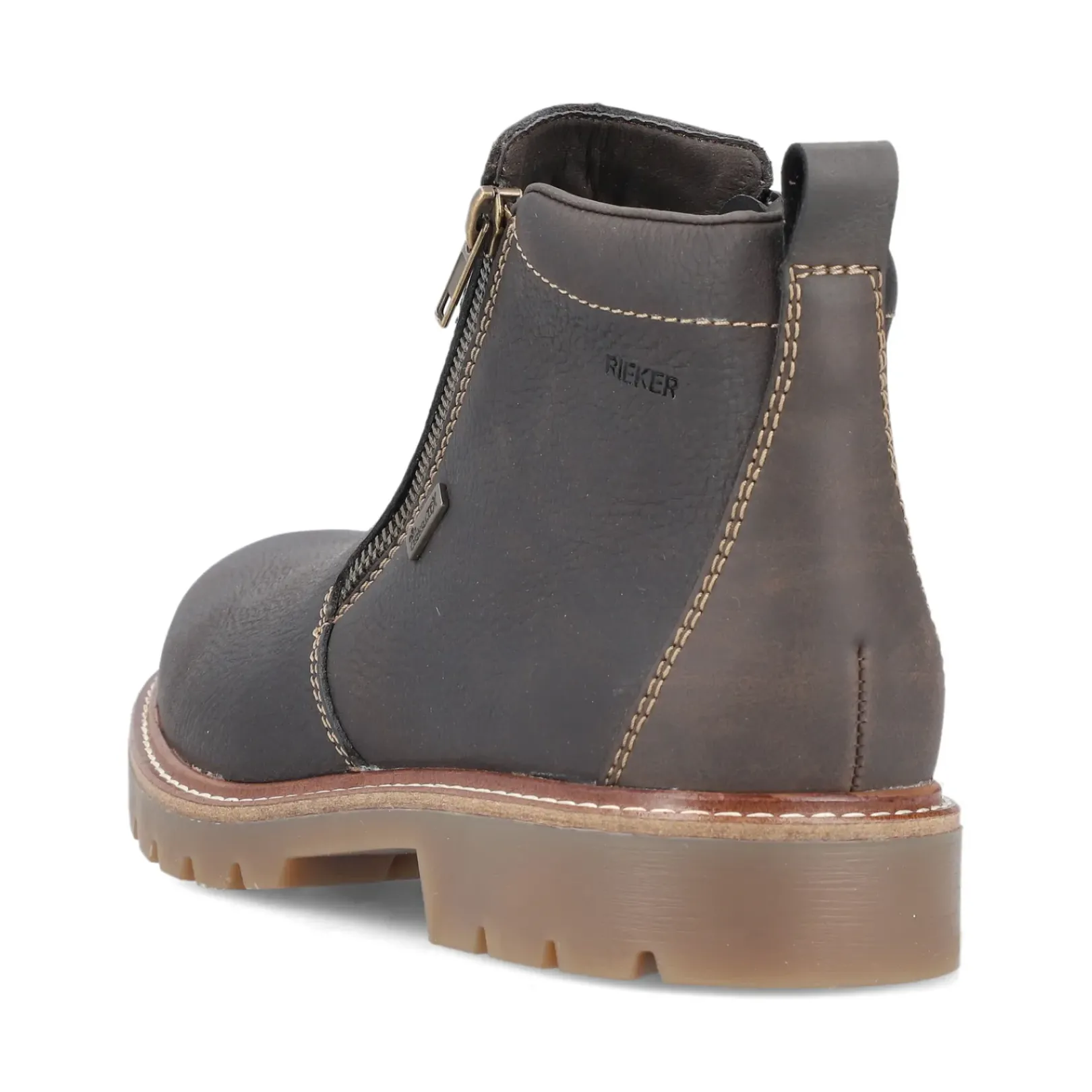 Clearance Rieker Krotkie Buty Meskie Czarno-Brazowe