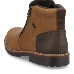 Fashion Rieker Krotkie Buty Meskie W Kolorze Nugatowo-Brazowym