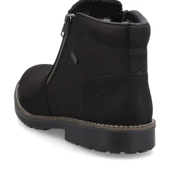 Clearance Rieker Krotkie Buty Meskie W Kolorze Ciemnej Czerni