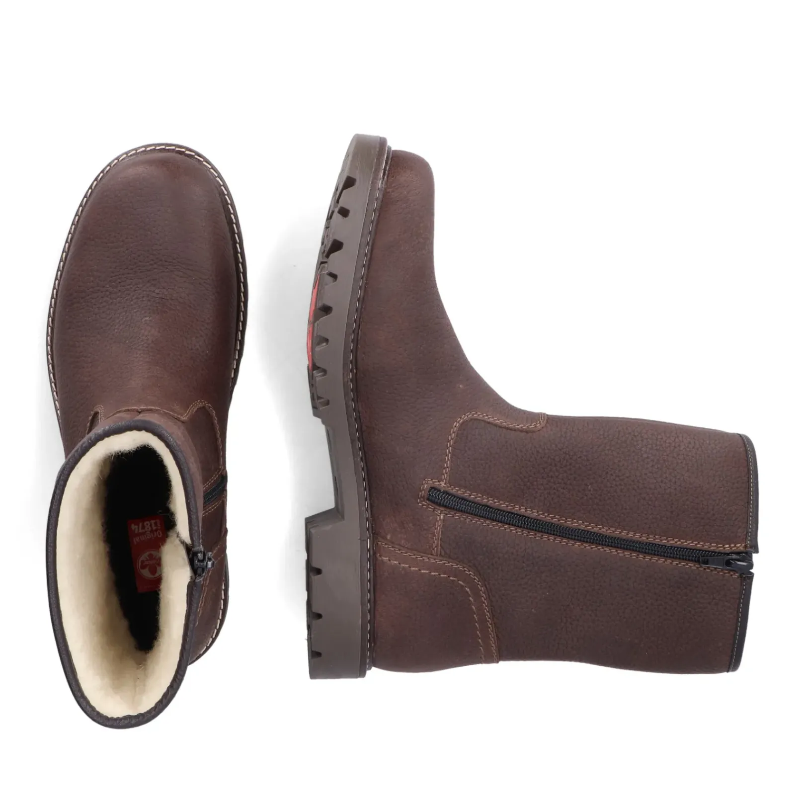 Clearance Rieker Krotkie Buty Meskie Czarno-Brazowe