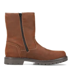 Discount Rieker Krotkie Buty Meskie Miedziano-Brazowe