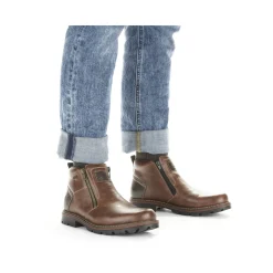 Clearance Rieker Krotkie Buty Meskie W Kolorze Kawowego Brazu