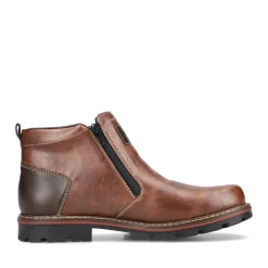 Clearance Rieker Krotkie Buty Meskie W Kolorze Kawowego Brazu
