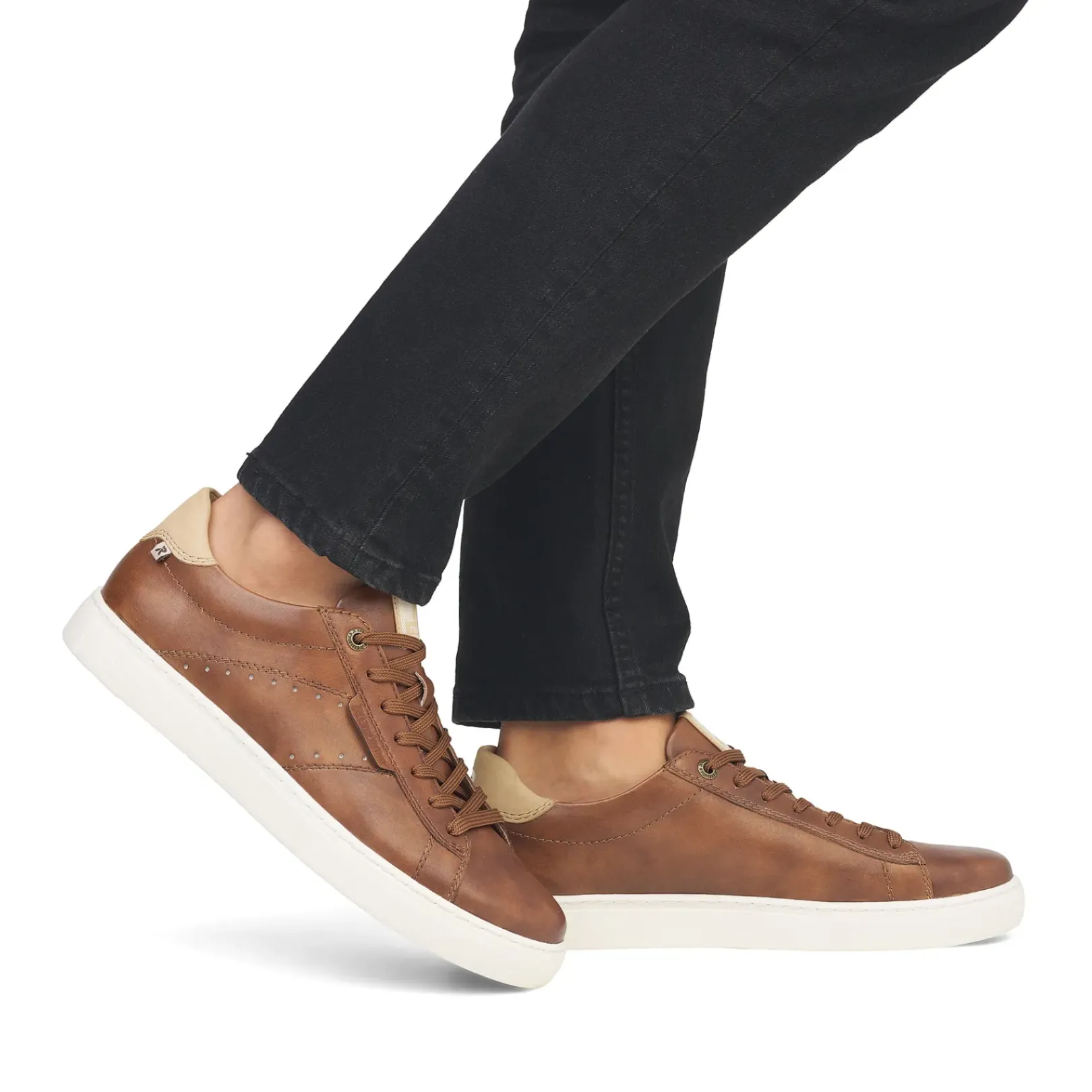 Sale Rieker Meskie Brazowe Tenisowki Low Nut
