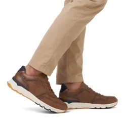 Fashion Rieker Meskie Brazowe Tenisowki Low Nut