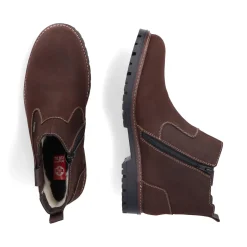 New Rieker Meskie Buty Chelsea W Kolorze Lesnego Brazu