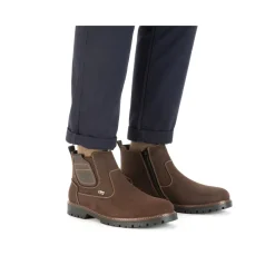 New Rieker Meskie Buty Chelsea W Kolorze Lesnego Brazu