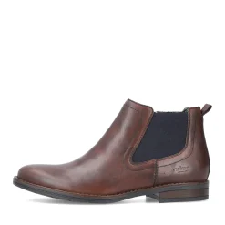 Outlet Rieker Meskie Buty Chelsea W Kolorze Kasztanowo-Brazowym