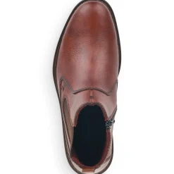 Best Rieker Meskie Buty Chelsea W Kolorze Kawowo-Brazowym