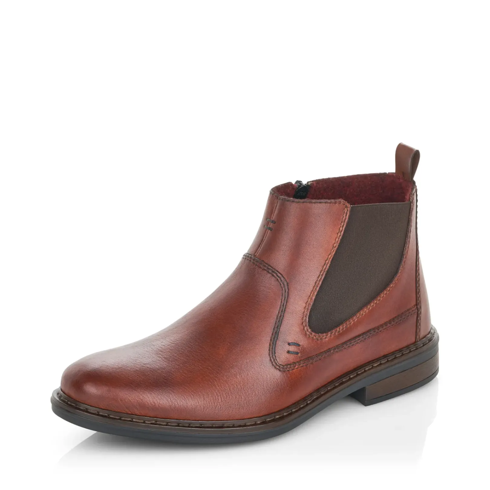 Best Rieker Meskie Buty Chelsea W Kolorze Kawowo-Brazowym